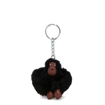 Kipling Sven Monkey Keychain Accessories Black Tonal | CA 1991OK